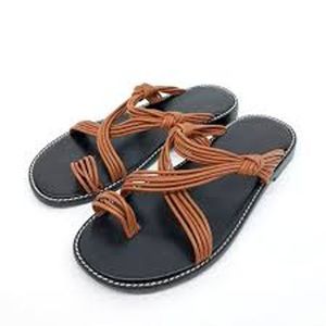 Loewe Paula Ibiza Knotted Toe-Ring Sandals